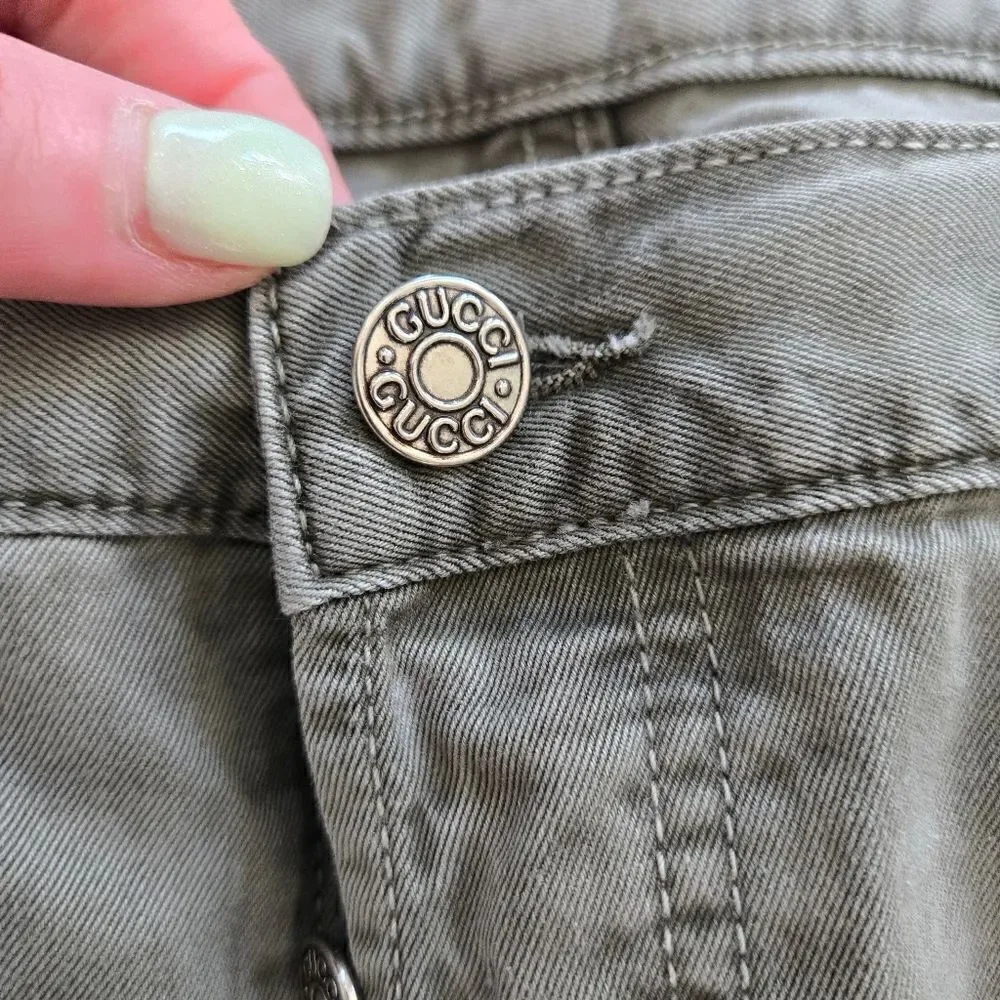 Gucci Olive khaki chino pants size 56 IT 40 US